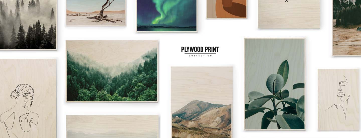Plywood Print