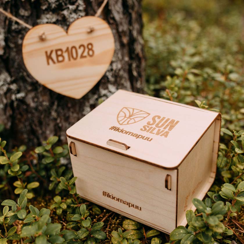 Oma Puu lahjaksi ekologinen ja aineeton lahja Sunsilva metsien puolesta