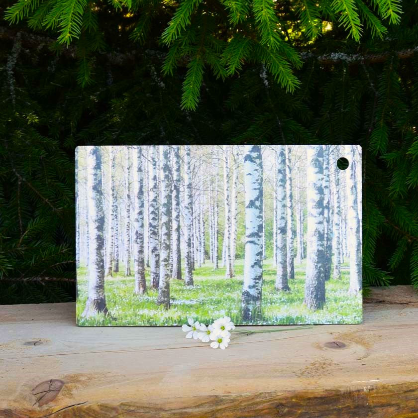 Suomalainen lahja Koivumetsä leikkuulauta Miiko The Finland Shop