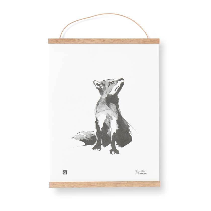 Puiset julisterimat vaalea tammi suomalainen magneeteilla Teemu Järvi Illustrations