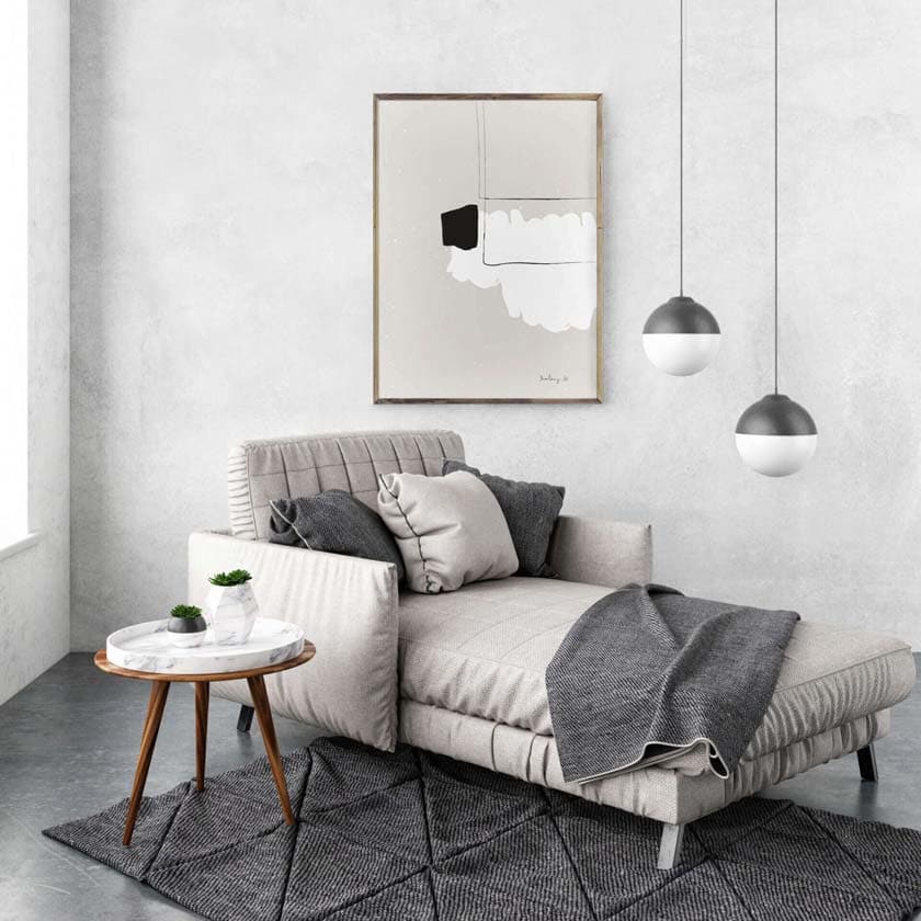 Sisustus juliste beige JOY Xeraliving 50 x 70 The Finland Shop