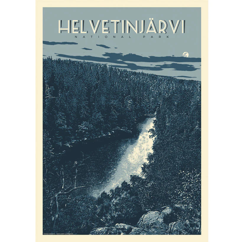 Finnische Nationalparks, Poster
