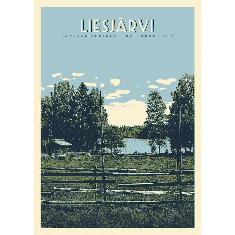 Finnische Nationalparks, Poster