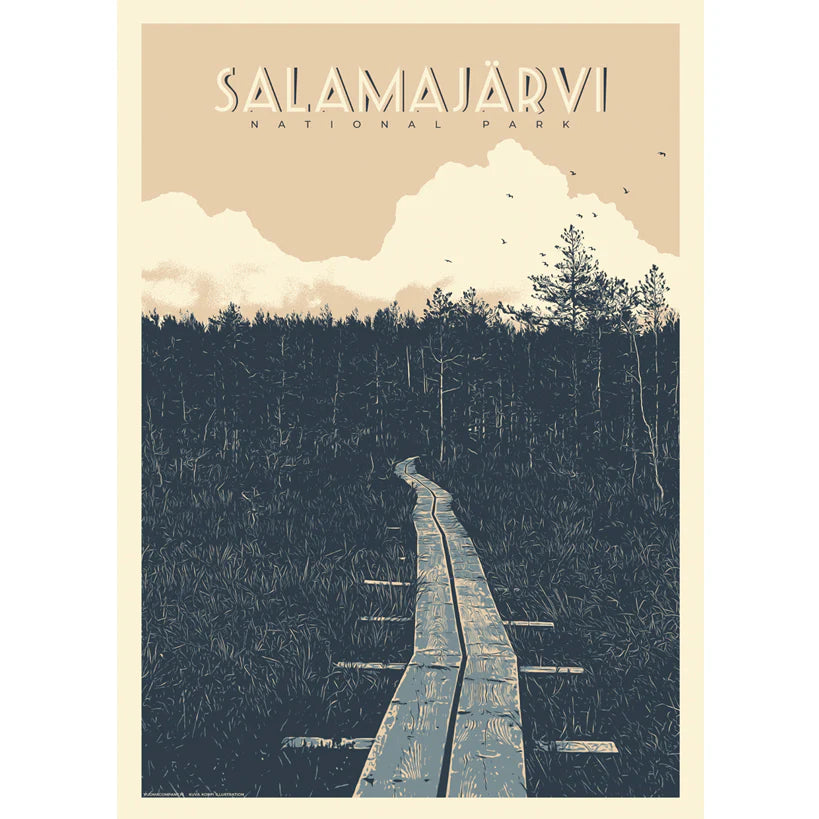 Finnische Nationalparks, Poster