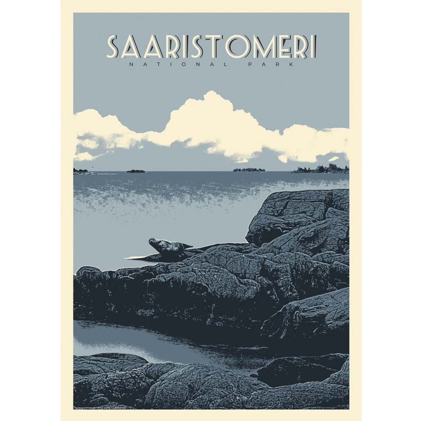 Saaristomeren kansallispuisto, Suomen kansallispuistot juliste, Vuoma Company