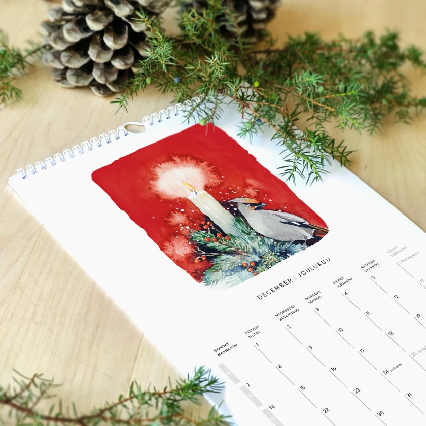 Wandkalender 2026 Northern Naturescapes Ester Visual, Naturbilder aus Finnland, The Finland Shop