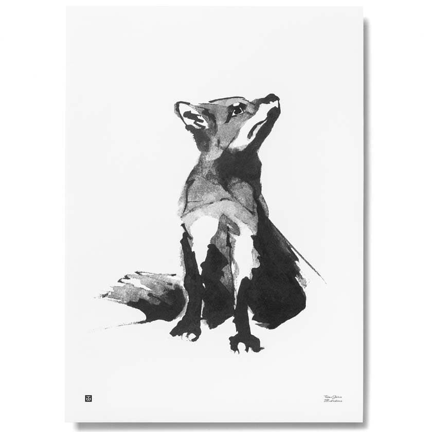 Teemu Järvi Kettu juliste suomalainen design mustavalkoinen kuva 