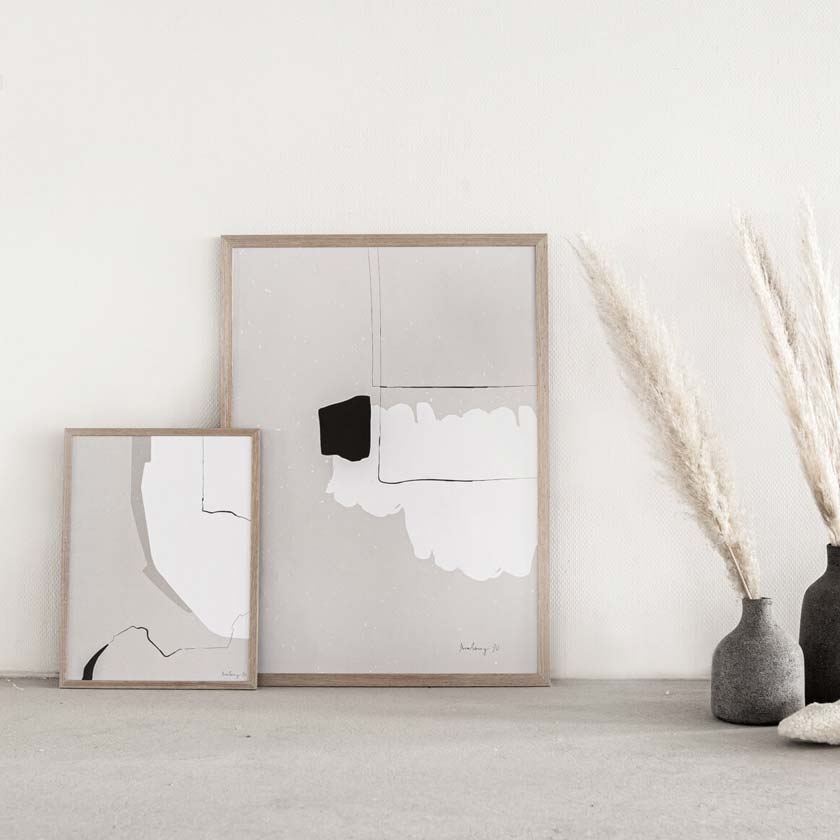 Sisustus juliste beige JOY Xeraliving 50 x 70 The Finland Shop